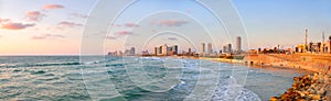 Tel Aviv Beach Panorama, Israel photo