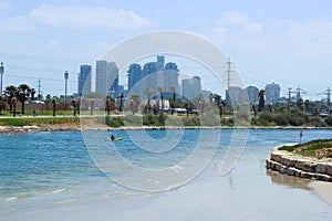 Tel Aviv heights, park Ha Yarkon photo