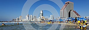 Tel Aviv Beach & Hotel Strip Panorama