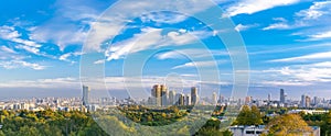 Tel Aviv And Ramat Gan Skyline At Sunset,  Israel