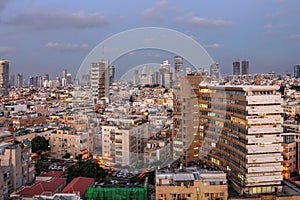 Tel Aviv skyline, Israel