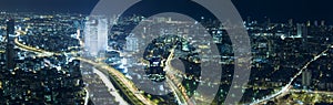 Tel Aviv Skyline at Night