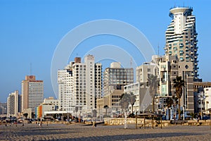Tel Aviv white city beach