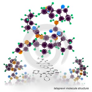 Telaprevir molecule structure