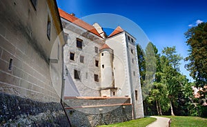 telc castle as nice czech architecture
