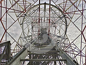 Telco tower ladder