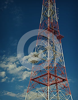 Tele-radio tower.