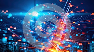 Telecom Software Integration Concept Visualization