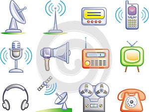 Telecom - Vector Icons Set