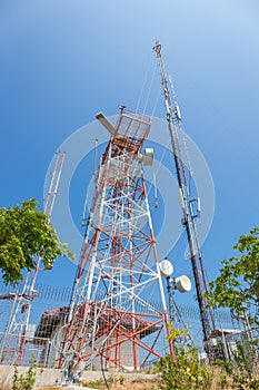 Telecommunication antenna at Koh Larn, Pattaya