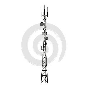 Telecommunication antenna mast or mobile tower