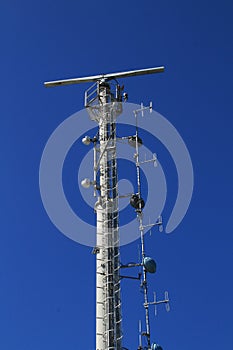 Telecommunication antennas located in Cacilhas port photo