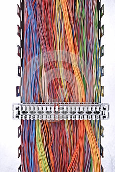 Telecommunication equipment cross panel