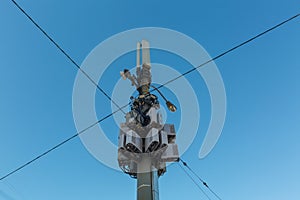 Telecommunication equipment, radio panel antennas, outdoor remote radio units, power cables, coaxial cables, optic