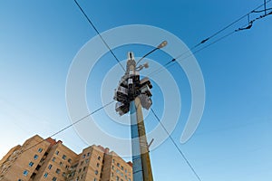 Telecommunication equipment, radio panel antennas, outdoor remote radio units, power cables, coaxial cables, optic