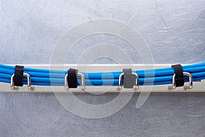 Telecommunication network cable organizer