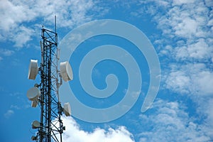 Telecommunication tower photo