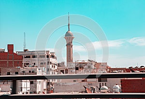 Telecommunication tower, Al Balad, Jeddah, Saudi Arabia. photo