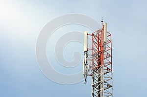 Telecommunication Tower.Cell Phone Signal Tower