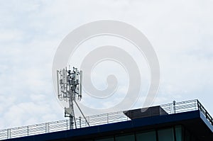 Telecommunication Tower.Cell Phone Signal Tower