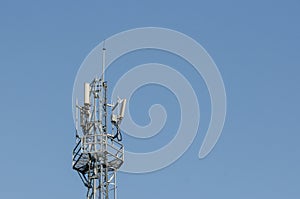 Telecommunication Tower.Cell Phone Signal Tower