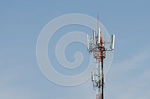 Telecommunication Tower.Cell Phone Signal Tower