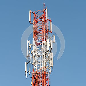 Telecommunication tower mast TV
