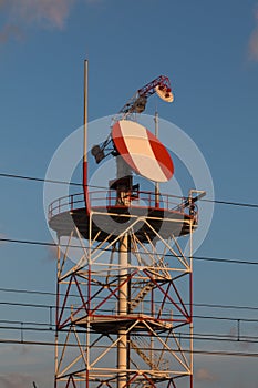 Telecommunication Towers with Satellite Dishes and Antennas