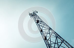 Telecommunications Or Cellphone Radio Tower