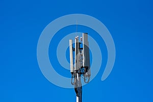 Telecommunications equipment - directional mobile phone antenna dishes. mobile phone antennas