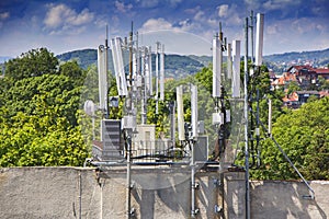 Telecommunications equipment mobile phone antennas