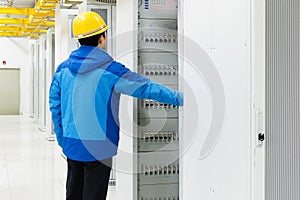 Telecommunications equipment in the room