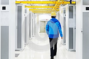 Telecommunications equipment in the room