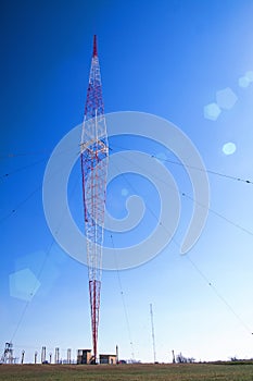 Telecommunications mast tower