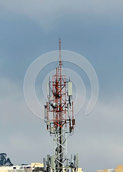 Telecommunications metal tower