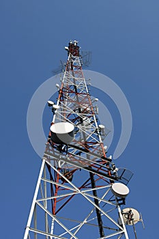 Telecommunications relay tower