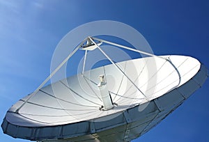 Telecommunications satellite dish