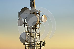 Telecommunications tower photo