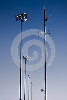 Telecommunications Tower & Floodlights