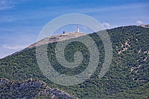 Telecommunications Tower on the Summit of the Mont Ventoux