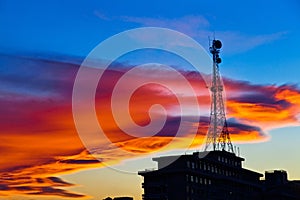 Telecommunications tower photo
