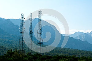 Telecommunications towers