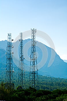 Telecommunications towers