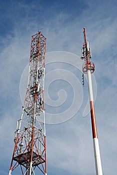 Telecommunications towers