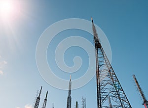 Telecommunications TV and Radio antennas