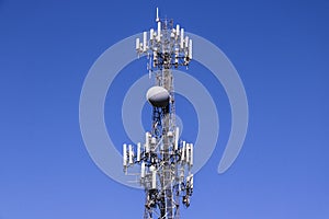 Telecommunications and Wireless Equipment Tower with Directional