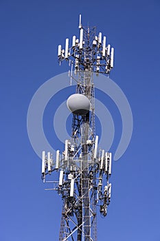 Telecommunications and Wireless Equipment Tower with Directional