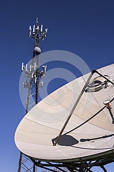 Telecommunications and Wireless Equipment Tower with Directional