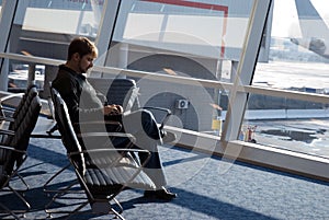 Telecommuting at the airport