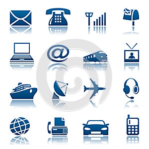 Telecoms & transportation icons